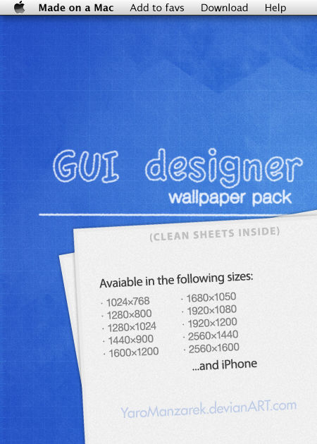 GUI designer - wallpaper pack by YaroManzarek on DeviantArt