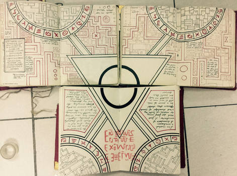 Gravity Falls Journals Replica - Portal pages