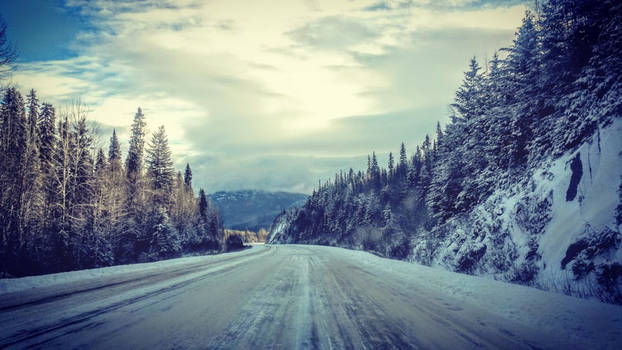 A Snowy Drive