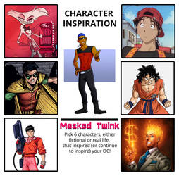 Character Inspiration Map- The Masked Twink