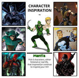 Character Inspiration Map- Mantis