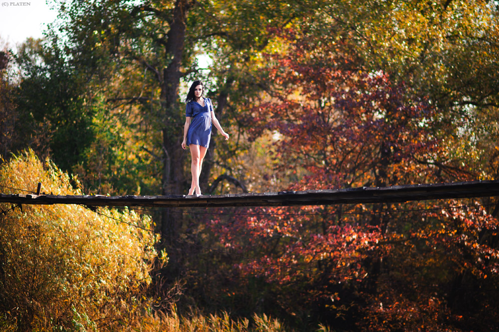 On the bridge