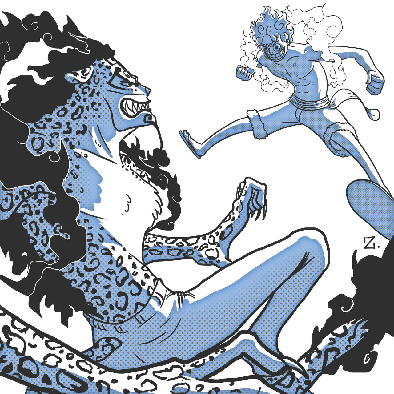 Luffy Vs Rob Lucii round 2 / Fanart by RudolfPier on DeviantArt