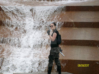 Lara Croft AOD Waterfall