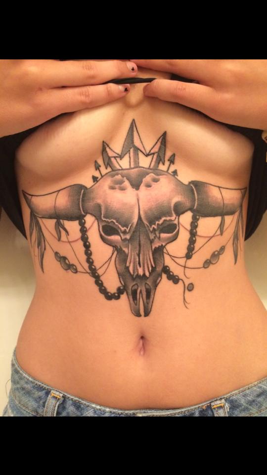 bull skull tattoo girly by tattoosbycoryc on DeviantArt bull skull tattoo girly by tattoosbycoryc on DeviantArt
