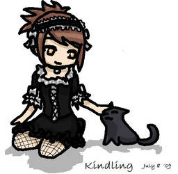 Kindling and her Coco Kitty