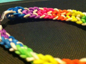 Rainbow loom bracelet