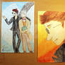 Some old Good Omens Drawings and a New Rant