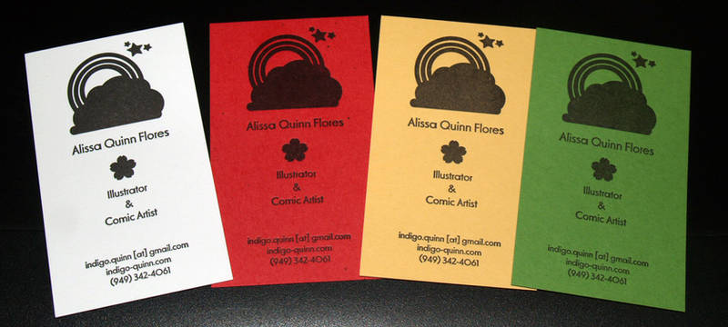 Letterpress Business Cards by theFuzzyHat