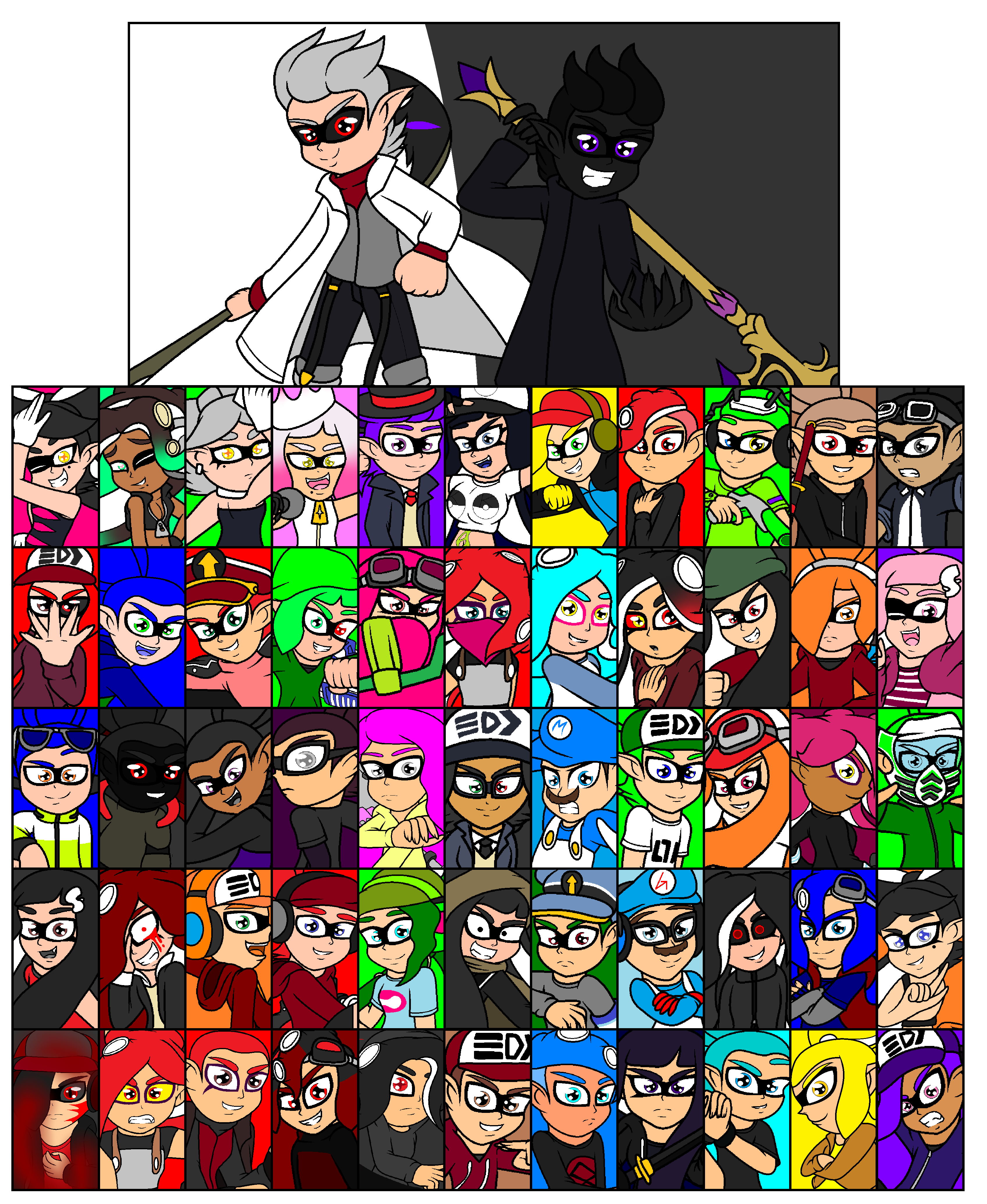 Splatoon Fresh Fighters Characters by Ender-The-Inkling on DeviantArt