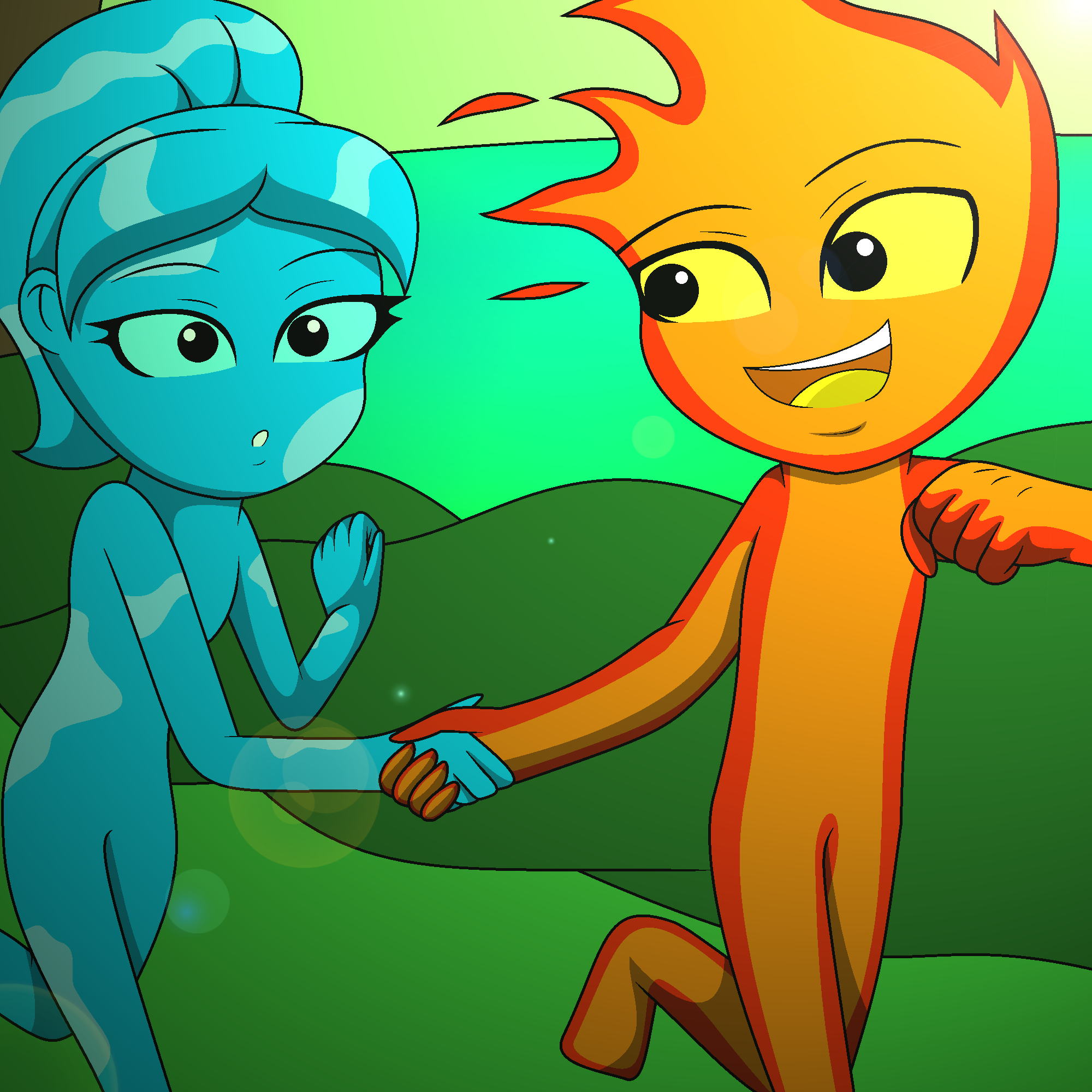 Fireboy and Watergirl by ayala7 on DeviantArt