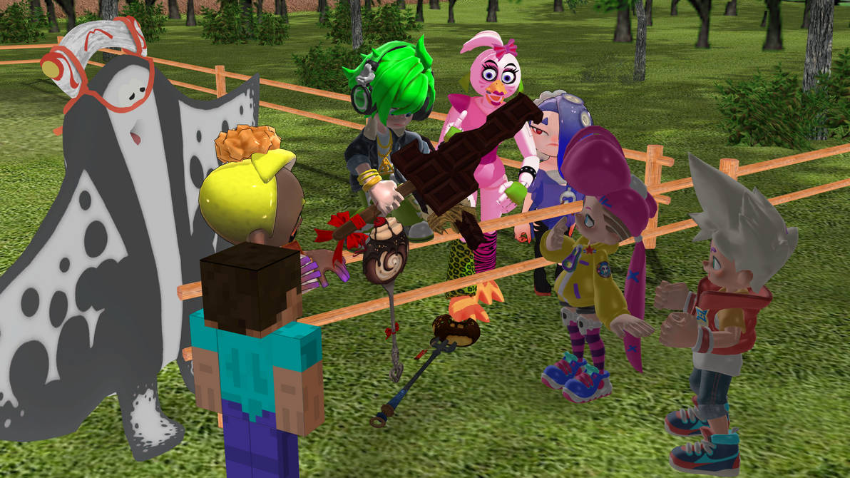 MMD Crossover - Chocolate Weapons by Ender-The-Inkling on DeviantArt