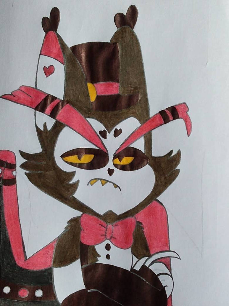 Husk from Hazbin hotel by Roxyfoxy523 on DeviantArt