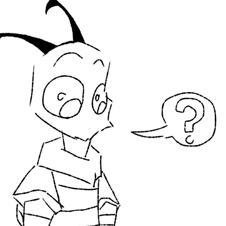 Confused bug by LillianaTheGoblin on DeviantArt