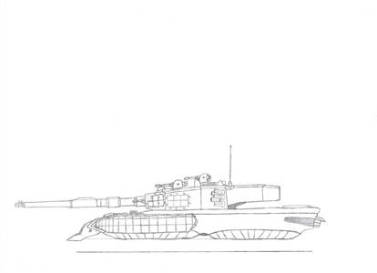 Type 90 MBT futurised WIP