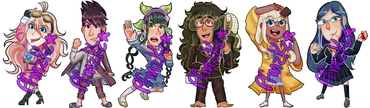 dangan ronpa sticker pack #10 by cpcart on DeviantArt