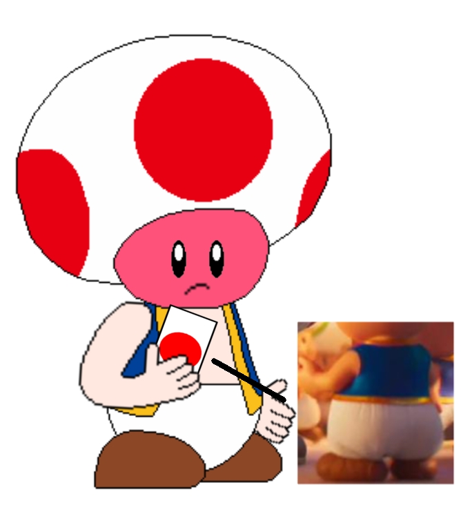 Scared Toadstool Toad's Embarrassment by HuggoandJahneesya20 on DeviantArt