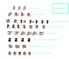 Missigno Sprite Sheet (Wip 0.1)