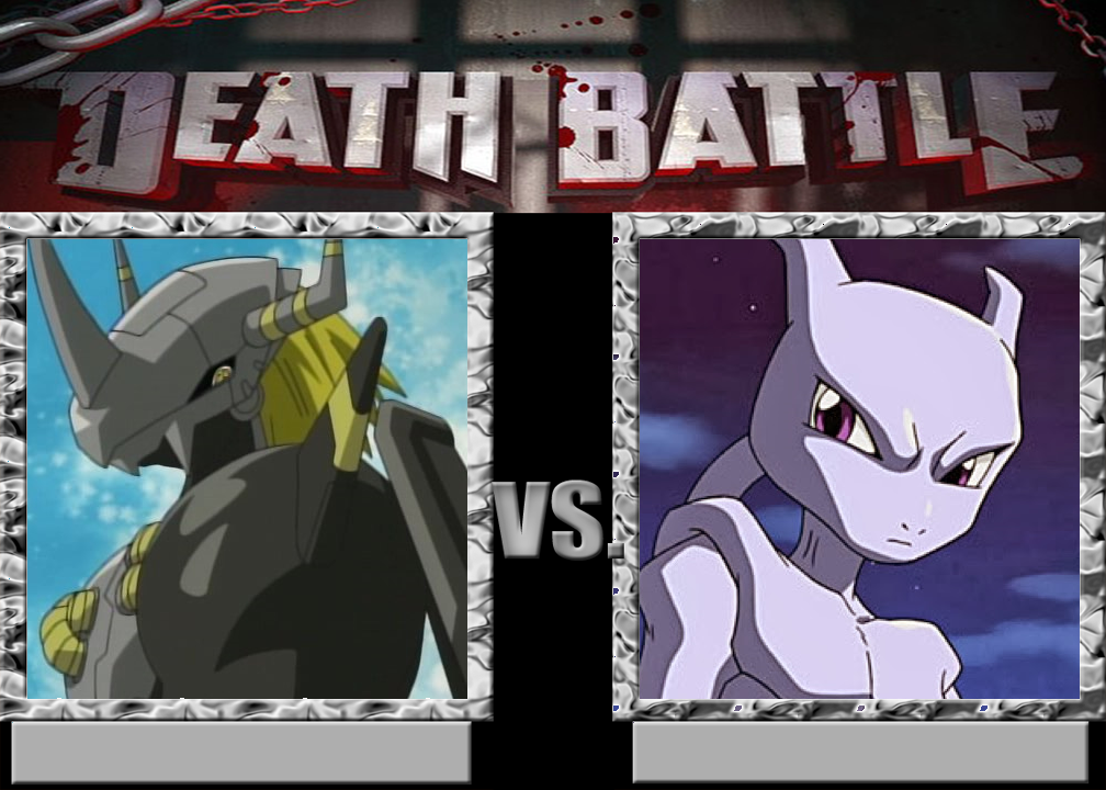 DB. BlackWarGreymon vs Mewtwo