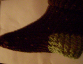 chocolate  mint  sock