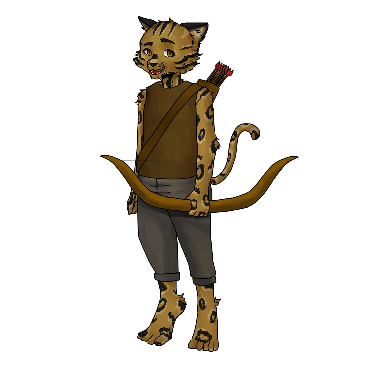 Tabaxi Ranger Token tabaxi ranger by eduardaessa on DeviantArt