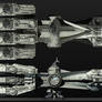 Corellian CR90 - Top+Side