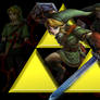 Link through the Triforce