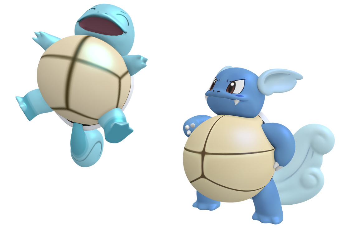 Squirtle pumps up for Wartortle by trejowauk on DeviantArt