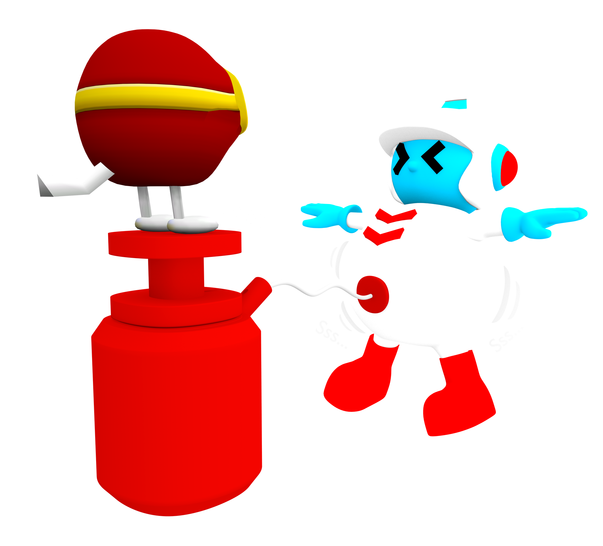 Dig Dug inflated by trejowauk on DeviantArt