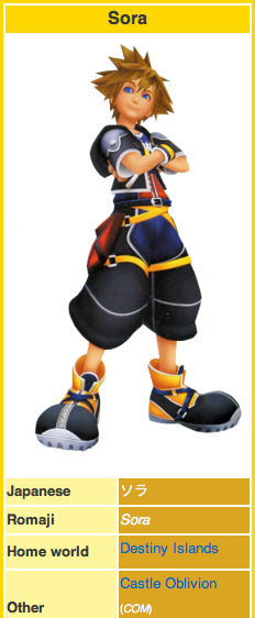 Character Profile  SORA