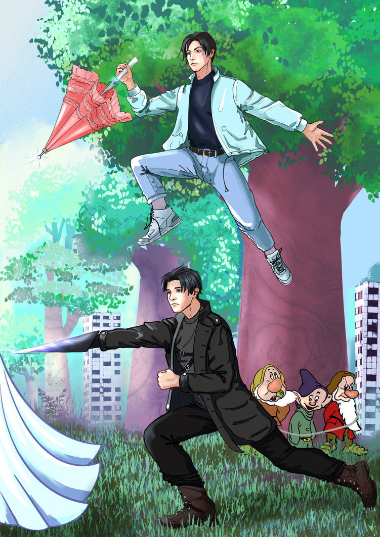 Tang Mo Tang Mo and Fu Wenduo in the Snow Whites forrest by BeaverXXX on DeviantArt