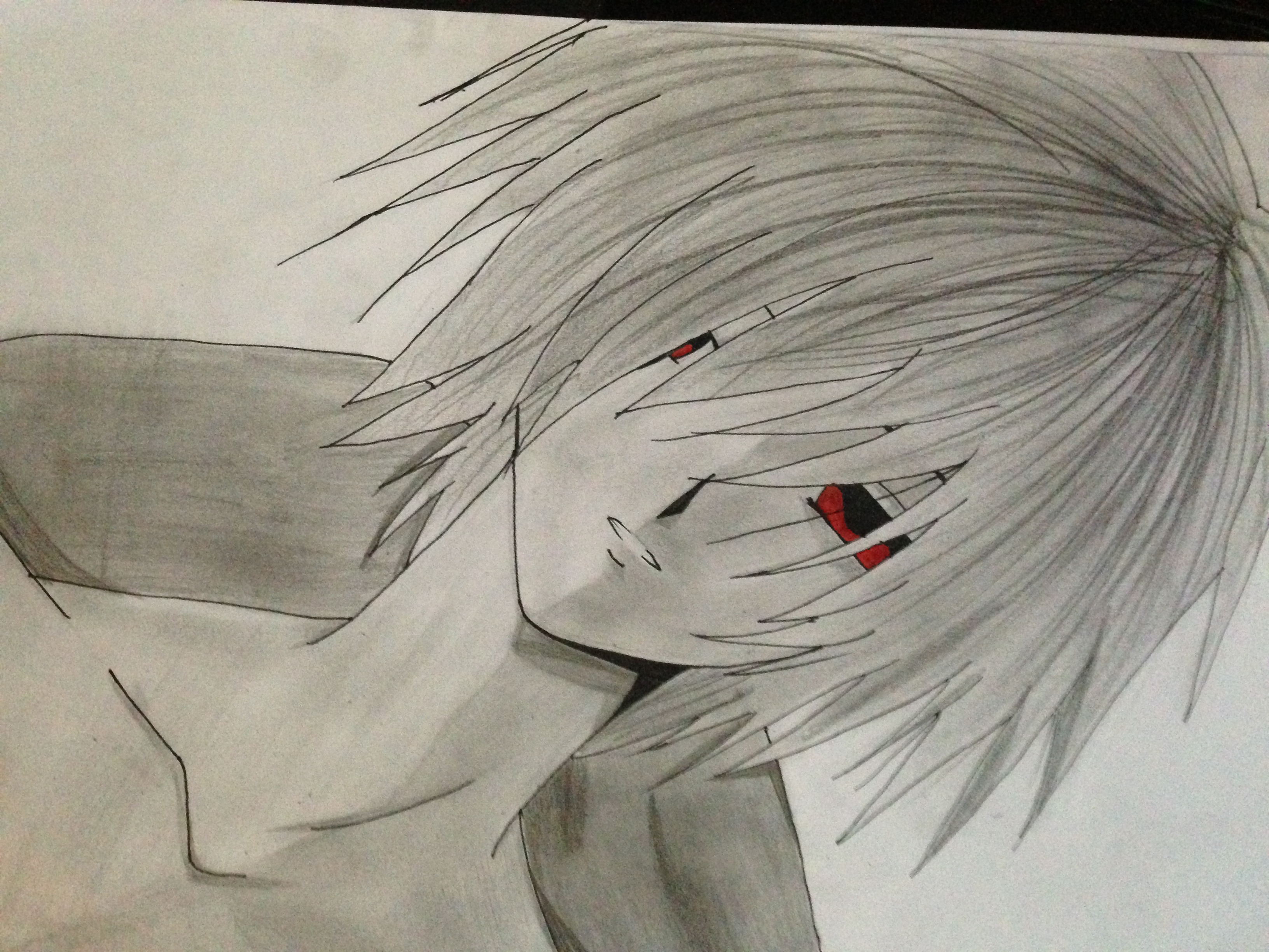Sad anime boy by xlErzaScarletlx on DeviantArt