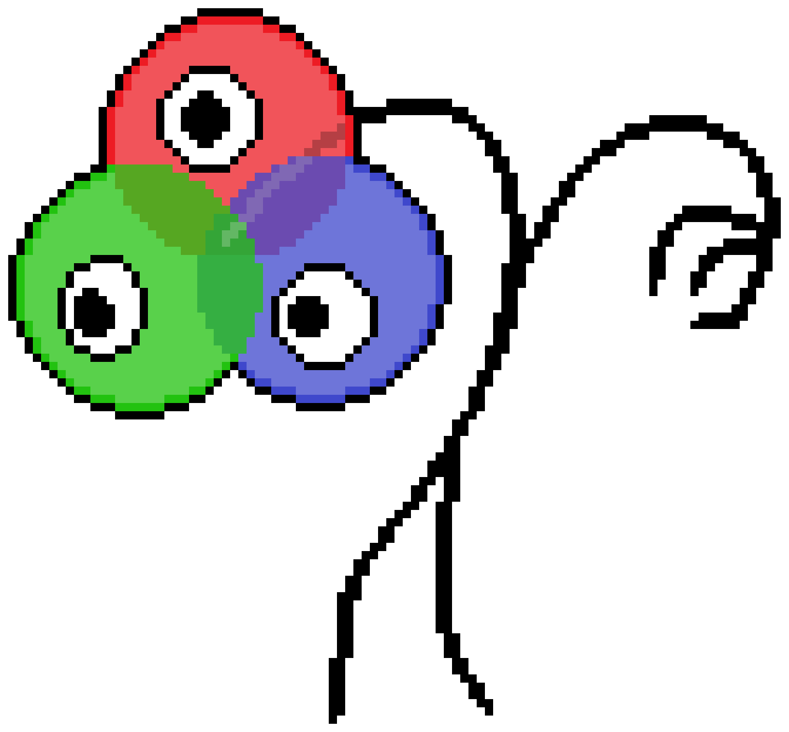 RGB creature pixel art by Flappyhead on DeviantArt