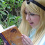Alice reading Alice