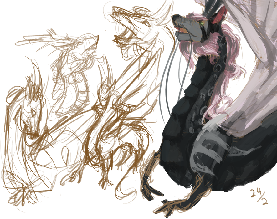 Sketchdump 001 I have dragons