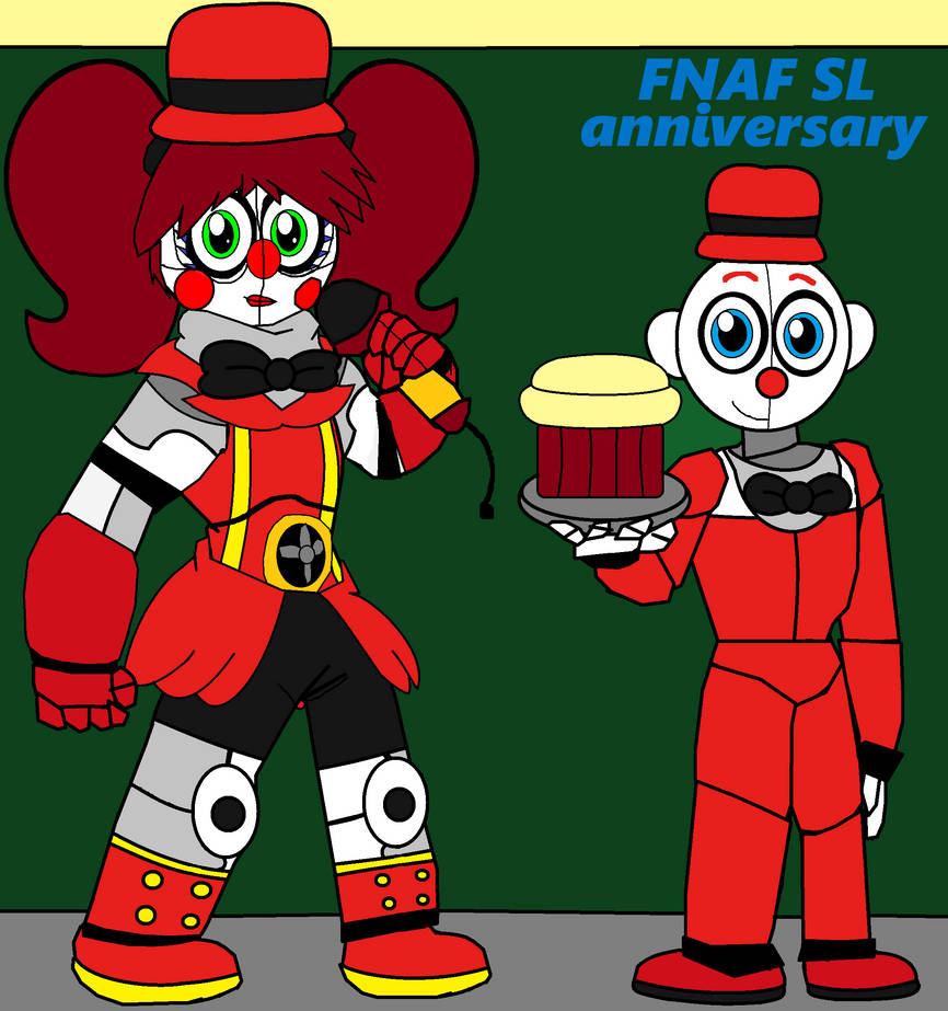Red Baby With Red Ennard FNAF SL Anniversary by bigtime99 on DeviantArt
