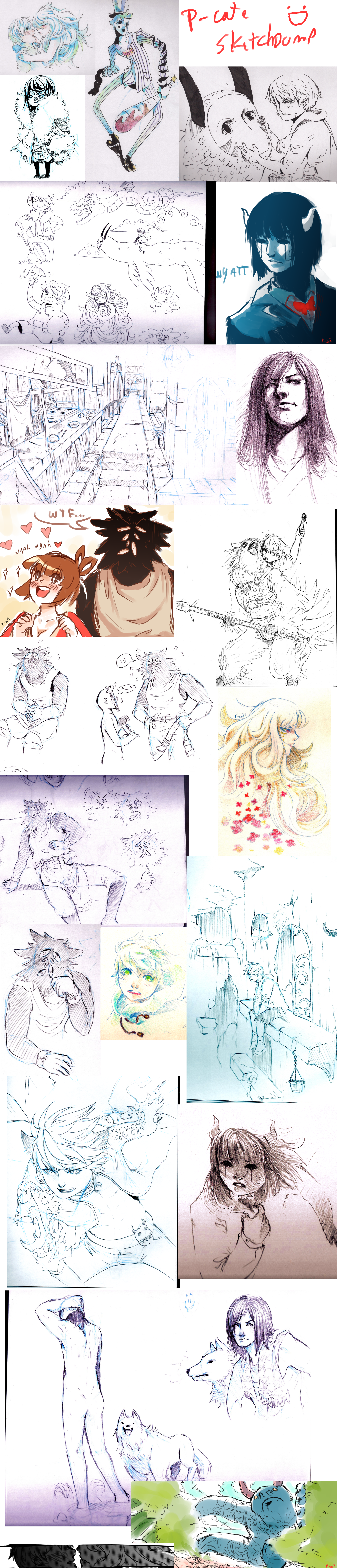 sketchdump 4 by P-cate