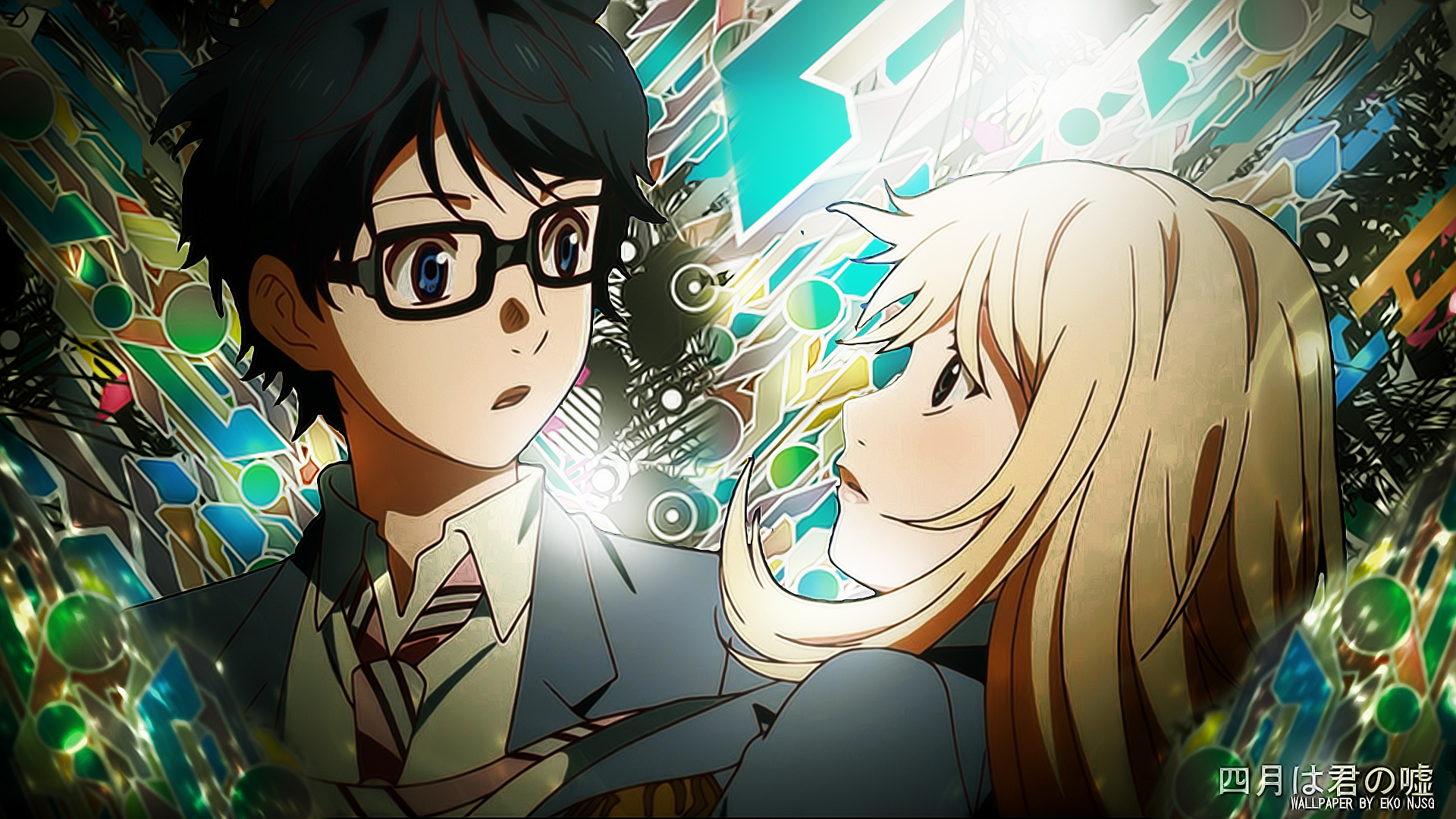 Shigatsu wa kimi no uso wallpaper by Muztnafi on DeviantArt