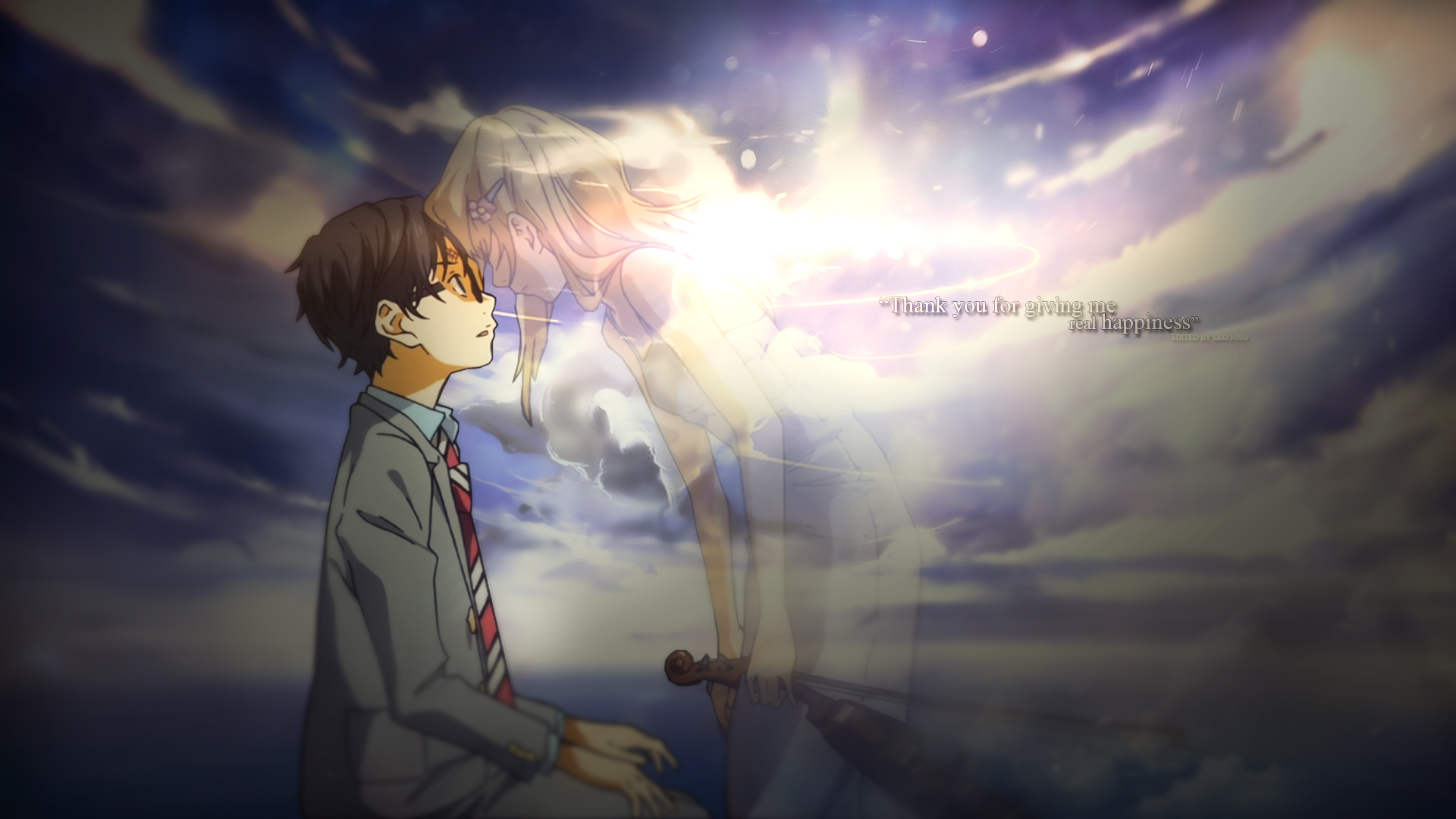 Shigatsu Wa Kimi No Uso Wallpaper by shan-rh on DeviantArt