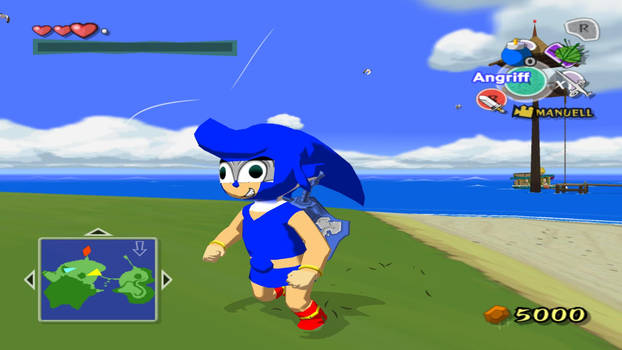 Sonic In Windwaker