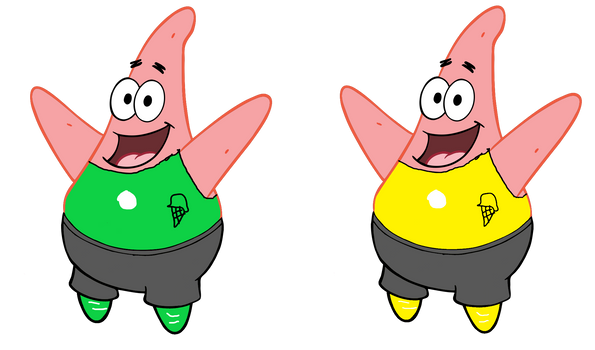 patrick in mario strickers styled