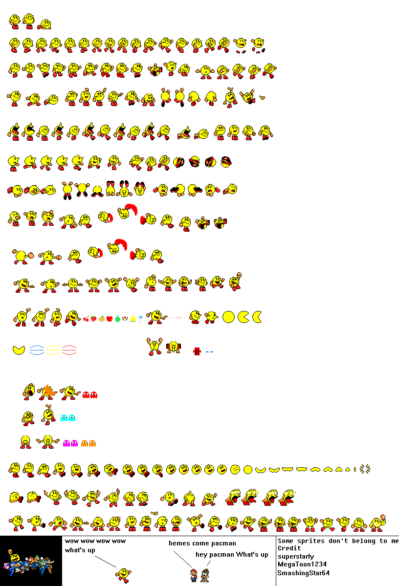 Baby Pacman Sprites Pacman Sprite Png