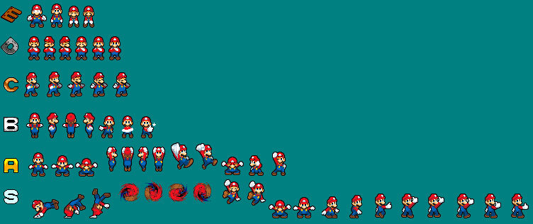 Mario rank poses by Mariopro008 on DeviantArt