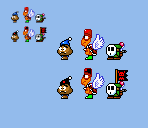 SMW Private Goomp Corporal Paraplonk Sergeant Guy