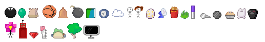 Bfdi Sprites Map BFDI NEW contestants Sprite by Mariopro008 on DeviantArt
