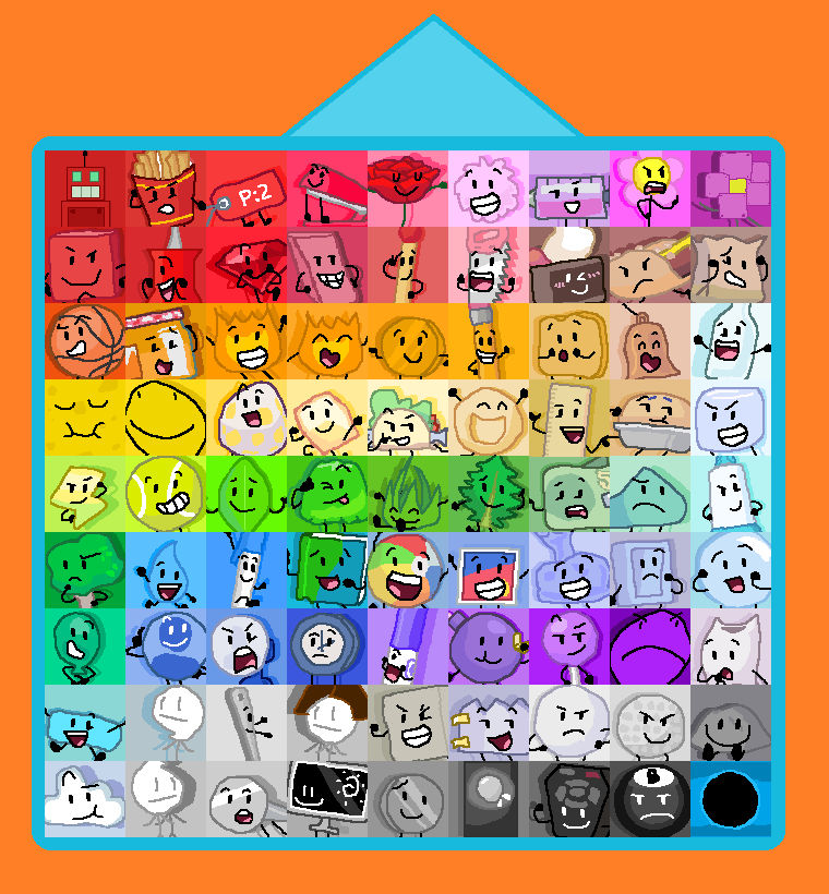 BFDI Characters Hooded Blanket by Mariopro008 on DeviantArt