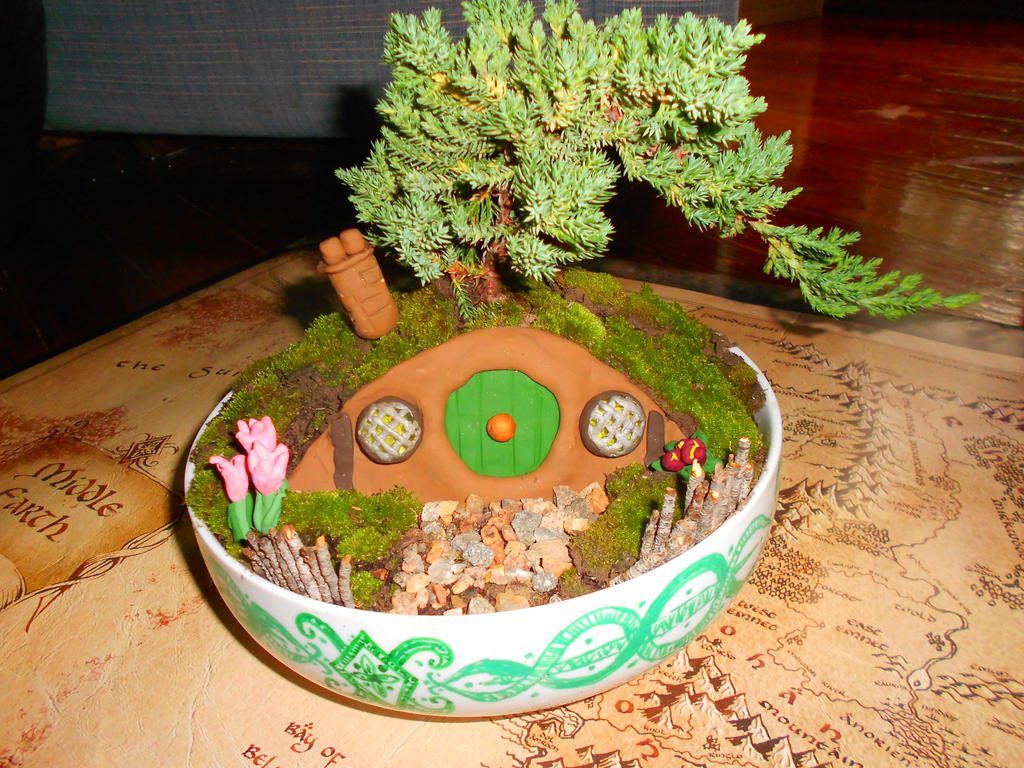Hobbit Hole Bonsai Garden By Seekingadventure On Deviantart