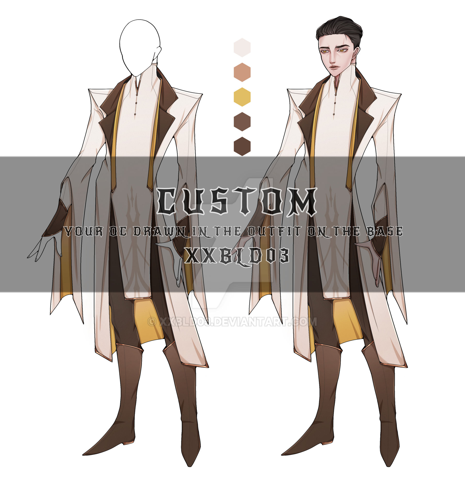 Custom Oc Layout Custom_Your OC Drawn in the outfit on this base by xxbld03 on DeviantArt
