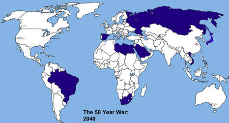 50 Years of Terror World Map