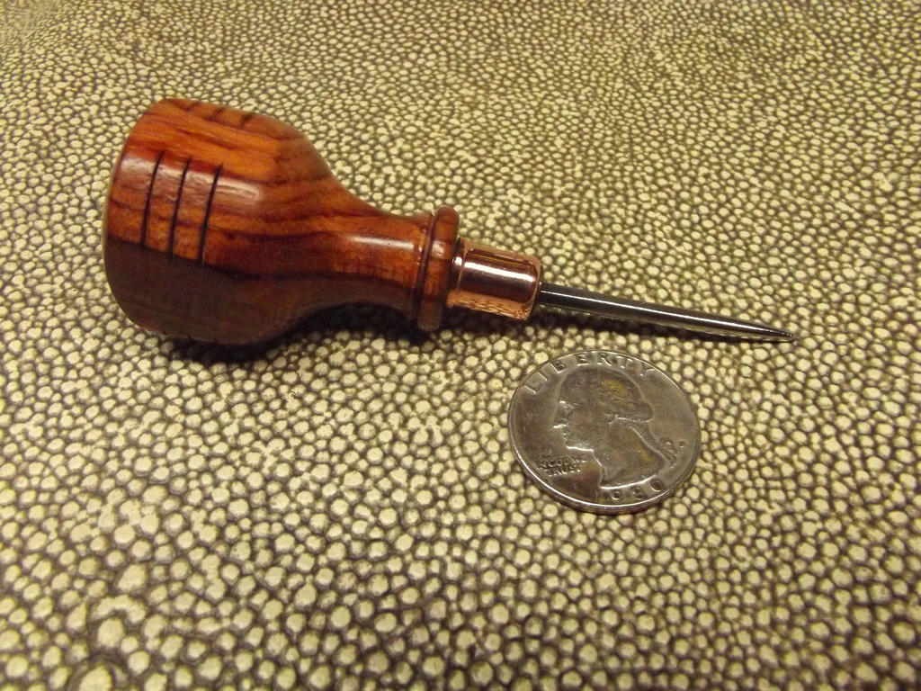 Rosewood handled awl